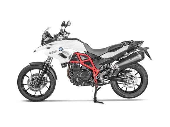 BMW F800GS Adventure - (2017-2018) Akrapovic Titanium Silencer Slip-On Kit (To OE Collector) - Road Legal