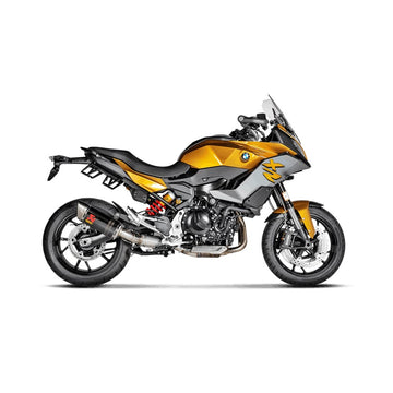 BMW F900R - (2020-2026) Akrapovic Carbon Silencer Slip-On Kit - Optional Baffle Available