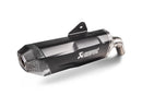 BMW F850GS Adventure - (2019-2023) Akrapovic Black Coated Titanium Silencer Slip-On Kit - Road Legal