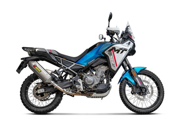 CF MOTO 450 MT - (2023-2026) Akrapovic Slip-On Kit - Road Legal