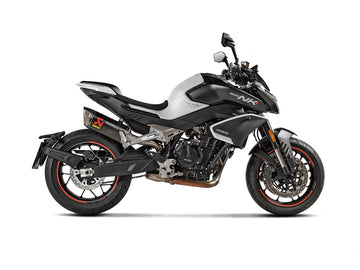 CF MOTO 800 NK Sport - (2023-2024) Akrapovic Road Legal Carbon Silencer Road Slip-On Kit - Road Legal