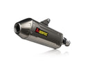 CF MOTO 800 MT-X - (2025-2026) Akrapovic Titanium Silencer Slip-On Kit (Includes Carbon Heat Shield) - Road Legal