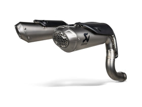 DUCATI Streetfighter V2 - (2025-2026) Akrapovic Twin Titanium Silencer Slip-On Kit - Road Legal