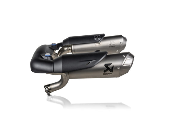 DUCATI Streetfighter V2 - (2025-2026) Akrapovic Twin Titanium Silencer Slip-On Kit - Road Legal