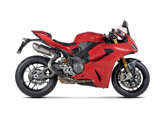 DUCATI Streetfighter V2 - (2025-2026) Akrapovic Twin Titanium Silencer Slip-On Kit - Road Legal