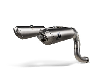 DUCATI Panigale V2 - (2025-2026) Akrapovic Twin Titanium Silencer Slip-On Kit - Road Legal