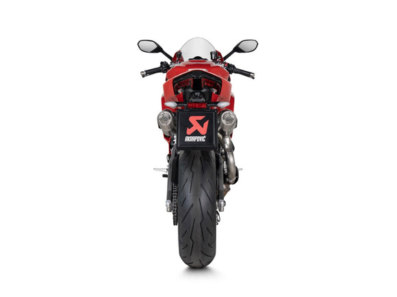 DUCATI Streetfighter V2 - (2025-2026) Akrapovic Twin Titanium Silencer Slip-On Kit - Road Legal