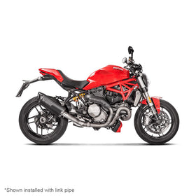 DUCATI Monster 1200 R - (2016-2020) Akrapovic Titanium Silencer Slip-On Kit (Additional Akrapovic Link Pipe Is Required) - Race Removable Baffle
