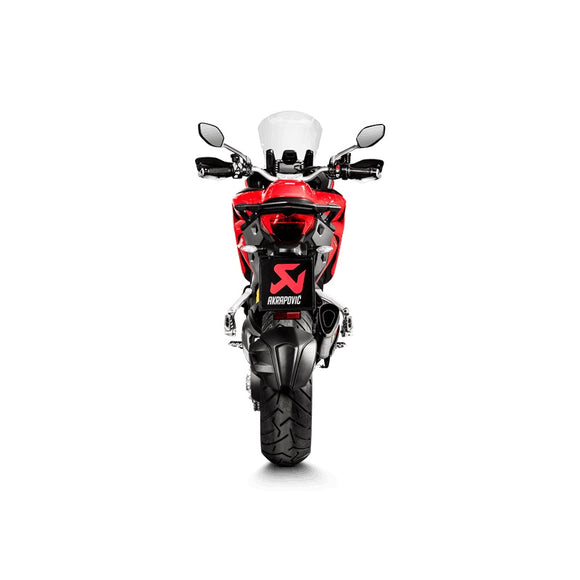 DUCATI Multistrada 1260 / S - (2018-2020) Akrapovic Titanium Silencer Slip-On Kit - Road Legal