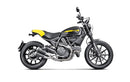 DUCATI Scrambler Classic (800cc) - (2015-2020) Akrapovic Titanium Silencer Slip-On Kit (Twin Black Coated) - Race Removable Baffle