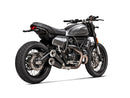 DUCATI Scrambler Urban Motard (800cc) - (2022-2022) Akrapovic Titanium Silencer Slip-On Kit (Twin Black Coated) - Race Removable Baffle