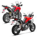 DUCATI Multistrada 1260 Enduro - (2019-2020) Akrapovic Titanium Silencer Slip-On Kit (Twin) - Road Legal