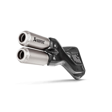 DUCATI Multistrada 950 / S - (2017-2020) Akrapovic Titanium Silencer Slip-On Kit (Twin) - Road Legal
