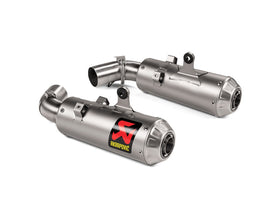 DUCATI Hypermotard 950 / SP - (2019-2024) Akrapovic Twin Titanium Silencer Slip-On Kit - Road Legal