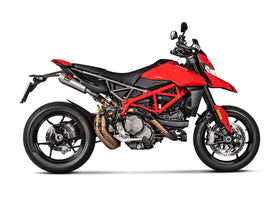 DUCATI Hypermotard 950 / SP - (2019-2024) Akrapovic Twin Titanium Silencer Slip-On Kit - Road Legal