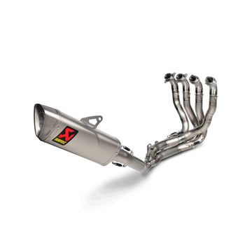 HONDA CBR1000RR Fireblade - (2020-2023) Akrapovic Full Titanium Evolution 4-2-1 Race System - Race Removable Baffle