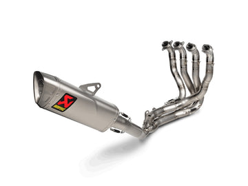 HONDA CBR1000RR Fireblade - (2024-2026) Akrapovic Titanium Silencer & Stainless Headers Full 4-2-1 Race System - Race Removable Baffle