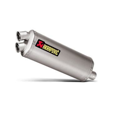HONDA CRF1000L Africa Twin - (2016-2020) Akrapovic Titanium Silencer Slip-On Kit - Twin Outlet - Removable Baffle