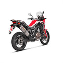 HONDA CRF1000L Africa Twin - (2016-2020) Akrapovic Titanium Silencer Slip-On Kit - Twin Outlet - Removable Baffle