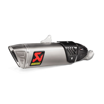 HONDA CBR1000RR Fireblade - (2017-2019) Akrapovic Titanium Silencer Slip-On Kit - Forged Titanium Outlet Cap - Hexagonal - Road Legal