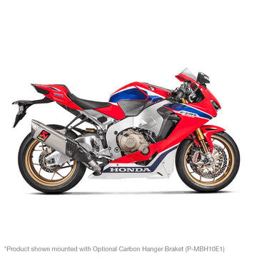 HONDA CBR1000RR Fireblade - (2017-2019) Akrapovic Titanium Silencer Slip-On Kit - Forged Titanium Outlet Cap - Hexagonal - Road Legal