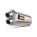HONDA CRF1000L Africa Twin Adventure Sport - (2018-2020) Akrapovic Titanium Silencer Slip-On Kit - Twin Outlet - Road Legal