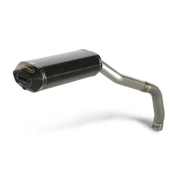 HONDA CBR1000RR Fireblade - (2006-2007) Akrapovic Carbon Silencer Slip-On Kit (With Titanium Link Pipe) - Hexagonal - Road Legal Removable Baffle