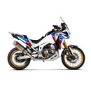 HONDA CRF1100L Africa Twin / Adventure Sport - (2020-2023) Akrapovic Titanium Silencer & Stainless Headers Full 2-1 Race System - Adv. Sports Model Only
