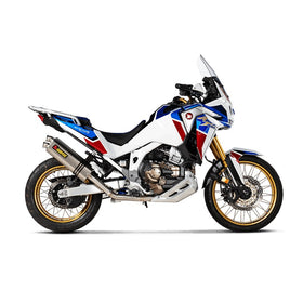 HONDA CRF1100L Africa Twin / Adventure Sport - (2020-2023) Akrapovic Titanium Silencer & Stainless Headers Full 2-1 Race System - Adv. Sports Model Only