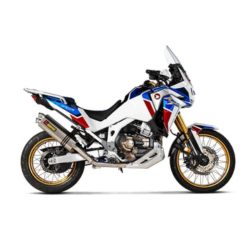 HONDA CRF1100L Africa Twin / Adventure Sport - (2020-2023) Akrapovic Titanium Silencer & Stainless Headers Full 2-1 Race System - Adv. Sports Model Only