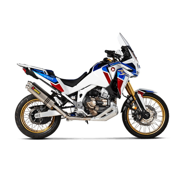HONDA CRF1100L Africa Twin / Adventure Sport - (2020-2023) Akrapovic Titanium Silencer & Stainless Headers Full 2-1 Race System - Adv. Sports Model Only