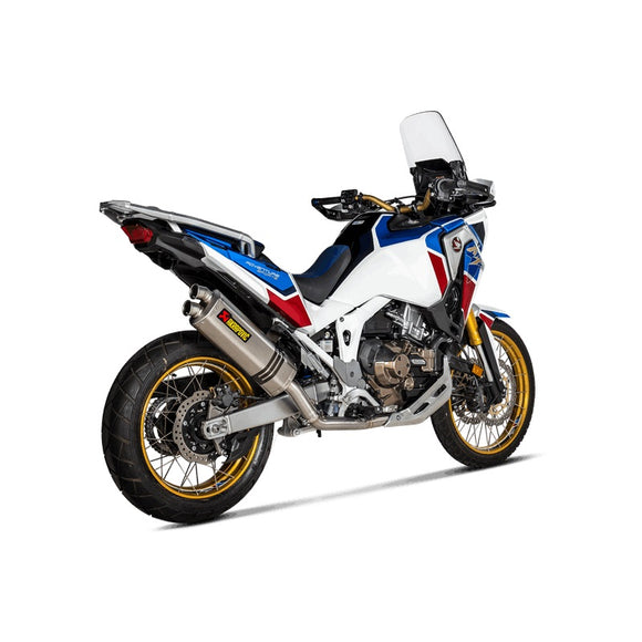 HONDA CRF1100L Africa Twin / Adventure Sport - (2020-2023) Akrapovic Titanium Silencer & Stainless Headers Full 2-1 Race System - Adv. Sports Model Only