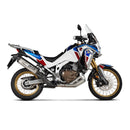 HONDA CRF1100L Africa Twin / Adventure Sport - (2020-2023) Akrapovic Titanium Silencer Slip-On Kit - Twin Outlet - Road Legal
