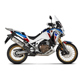 HONDA CRF1100L Africa Twin / Adventure Sport - (2020-2023) Akrapovic Titanium Silencer Slip-On Kit - Twin Outlet - Road Legal