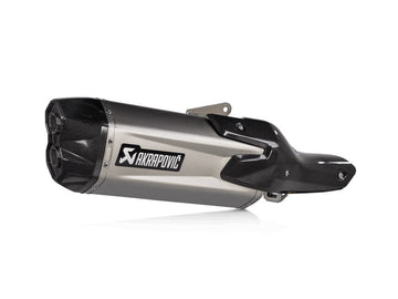 HONDA NT1100 - (2021-2026) Akrapovic Titanium Silencer Slip-On Kit - Twin Outlet