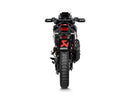 HONDA CRF1100L Africa Twin / Adventure Sport - (2024-2026) Akrapovic Black Coated Titanium Silencer Slip-On Kit - Twin Outlet With Carbon Endcap - Road Legal