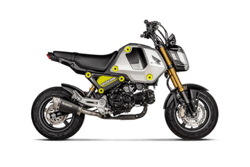 HONDA MSX 125 Grom - (2021-2026) Akrapovic Titanium Silencer Slip On Kit