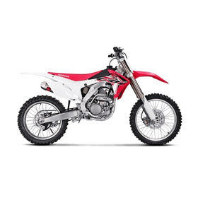 HONDA CRF250R / RX - (2016-2017) Akrapovic Slip On Pair - Titanium End Caps
