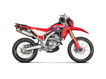 HONDA CRF300L - (2021-2024) Akrapovic Titanium Silencer Slip On Kit - RACE (Removable Baffle)