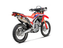 HONDA CRF 300 L / RALLY - (2021-2024) Akrapovic Titanium Silencer Slip On Kit - RACE (Removable Baffle)
