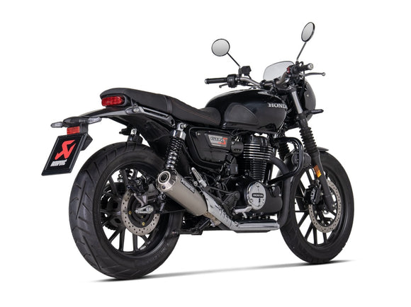 HONDA GB 350S - (2025-2026) Akrapovic Stainless Silencer Slip On Kit - Road Legal
