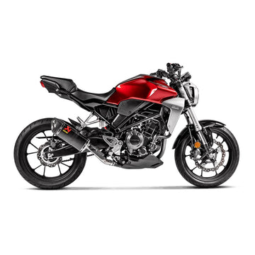 HONDA CB300R - (2018-2023) Akrapovic Carbon Silencer Slip-On Kit - Race