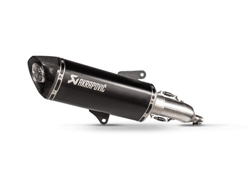 HONDA ADV 350 - (2022-2024) Akrapovic SP Black Coated Titanium Sleeved Slip-On Kit - Road Legal