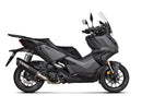 HONDA ADV 350 - (2022-2024) Akrapovic SP Black Coated Titanium Sleeved Slip-On Kit - Road Legal