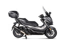 HONDA ADV 350 - (2022-2024) Akrapovic SP Black Coated Titanium Sleeved Slip-On Kit - Road Legal