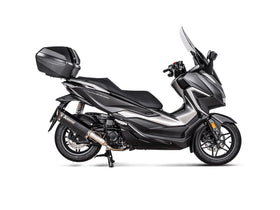 HONDA ADV 350 - (2022-2024) Akrapovic SP Black Coated Titanium Sleeved Slip-On Kit - Road Legal