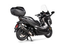 HONDA ADV 350 - (2022-2024) Akrapovic SP Black Coated Titanium Sleeved Slip-On Kit - Road Legal