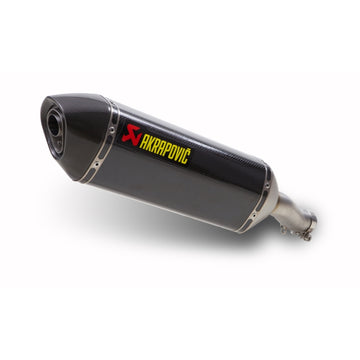 HONDA CB500X - (2013-2016) Akrapovic Carbon Silencer Slip-On Kit  - Hexagonal - Road Legal Removable Baffle