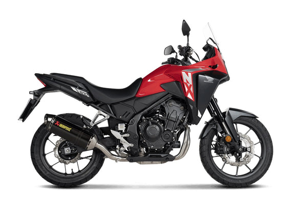 HONDA CBR500R - (2016-2018) Akrapovic Carbon Silencer Slip-On Kit  - Hexagonal - Road Legal