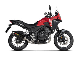 HONDA CB 500 F - (2016-2019) Akrapovic Carbon Silencer Slip-On Kit  - Hexagonal - Road Legal